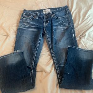 Big Star boot cut distressed denim Jen’s size 30